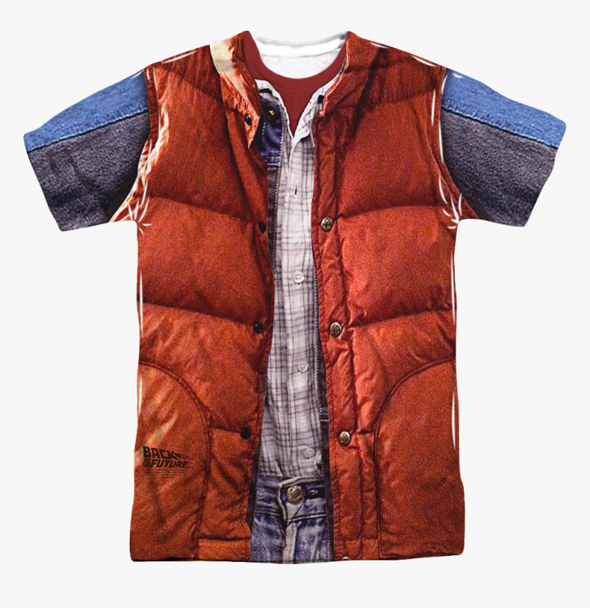 Mcfly Vest Costume Shirt - Back To The Future Marty Cloths, HD Png Download