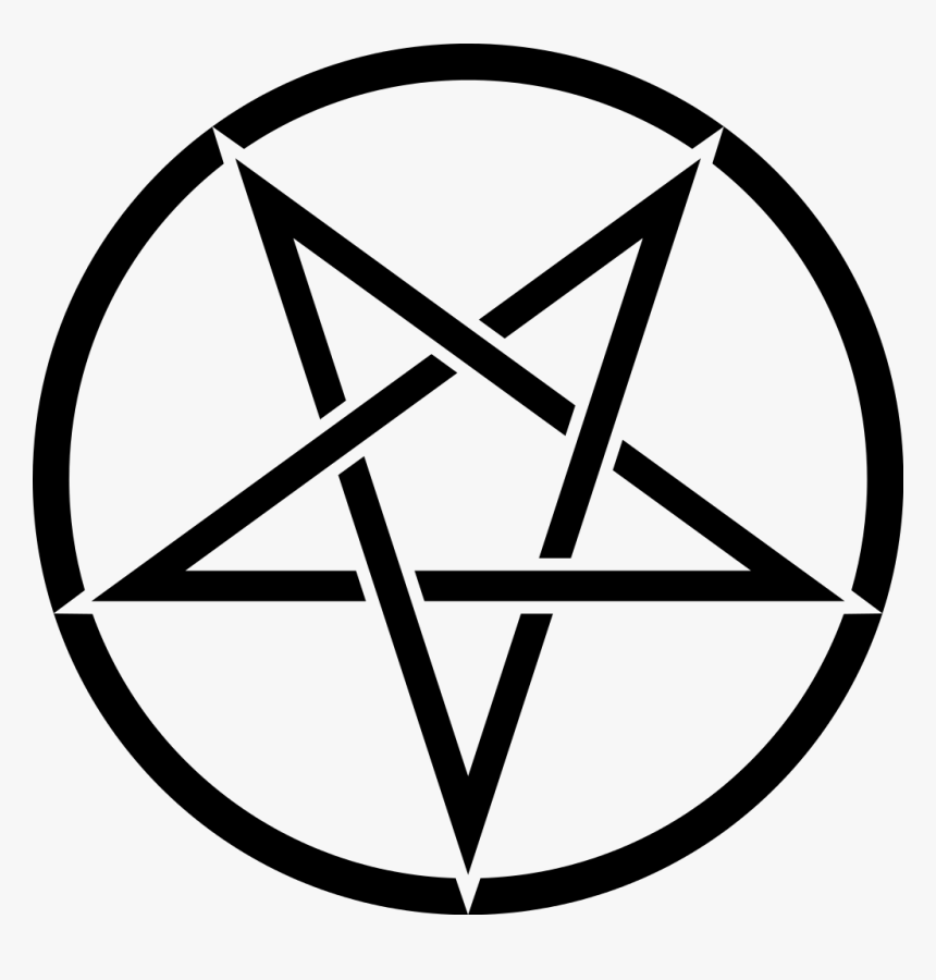 Pentagram Pentacle Satanism Symbol Sigil Of Baphomet - Upside Down Pentagram, HD Png Download