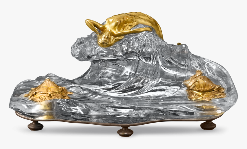 Baccarat Crystal Nautical Inkwell Statue- - Statue, HD Png Download