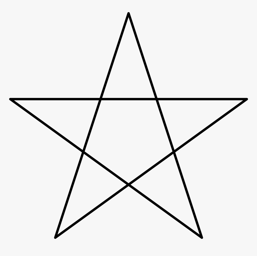 Pentagram Inside A Pentagon Clipart , Png Download - Regular Star, Transparent Png