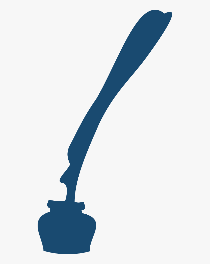 Inkwell With Quill - Hình Ảnh Lọ Mực Viết Thư Pháp, HD Png Download