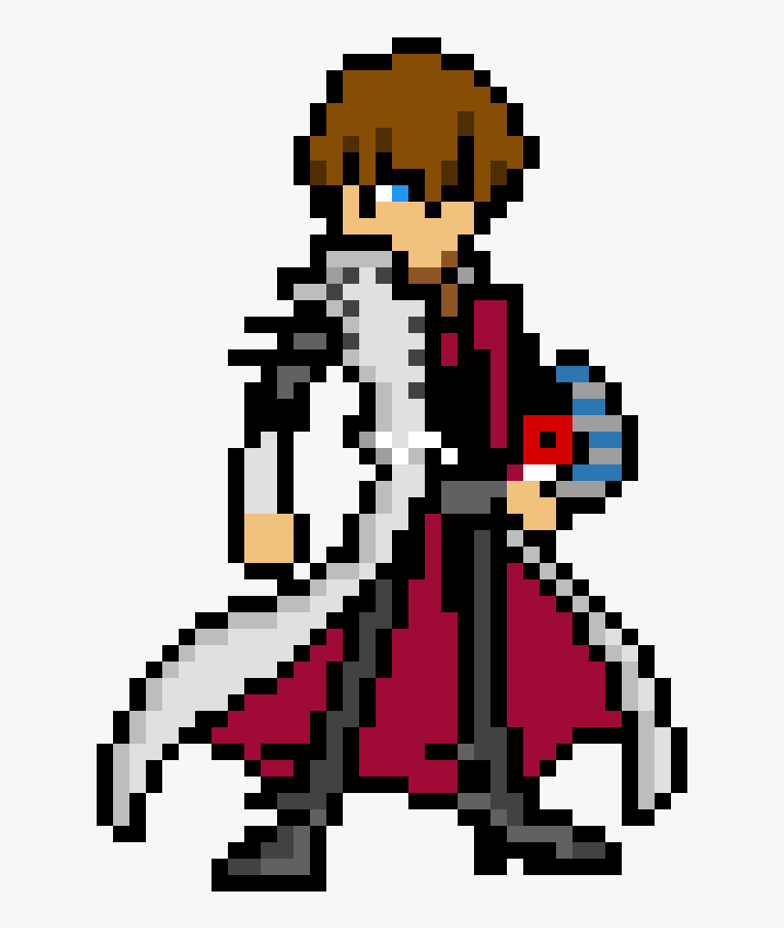 Yugioh Pixel Art Seto Kaiba, HD Png Download