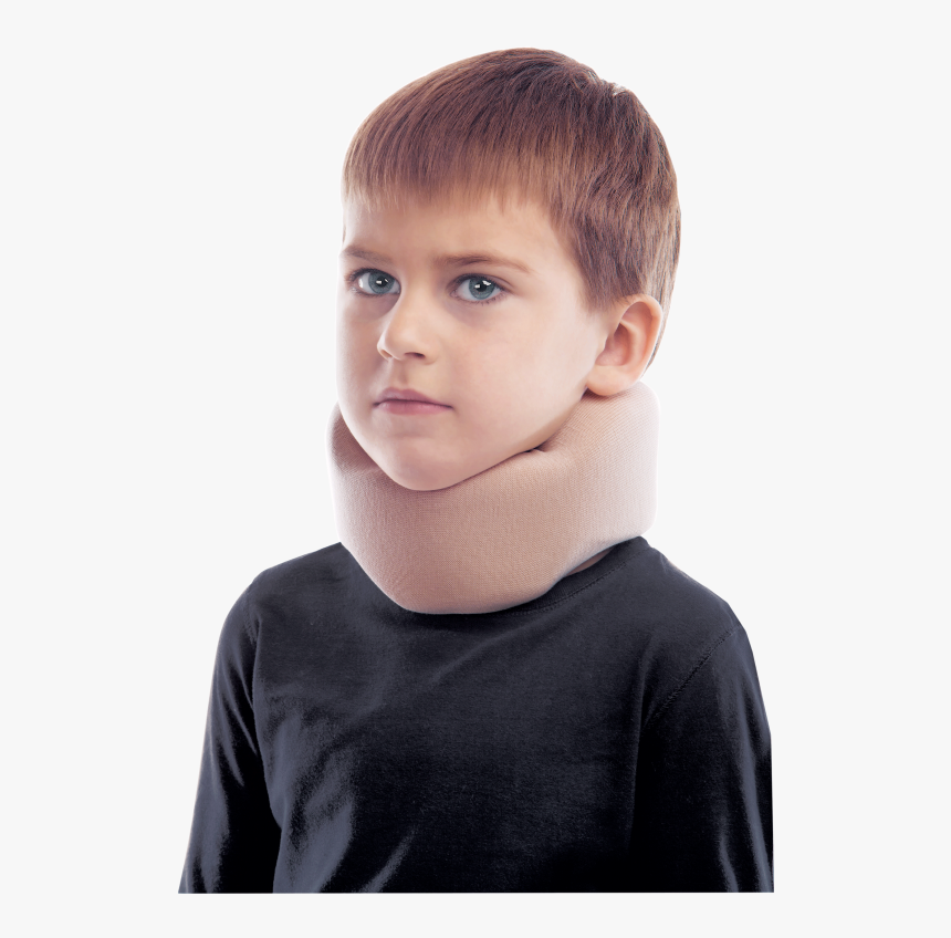 Ergonomic Cervical Collar Neck Support Brace Cotton - Boy, HD Png Download