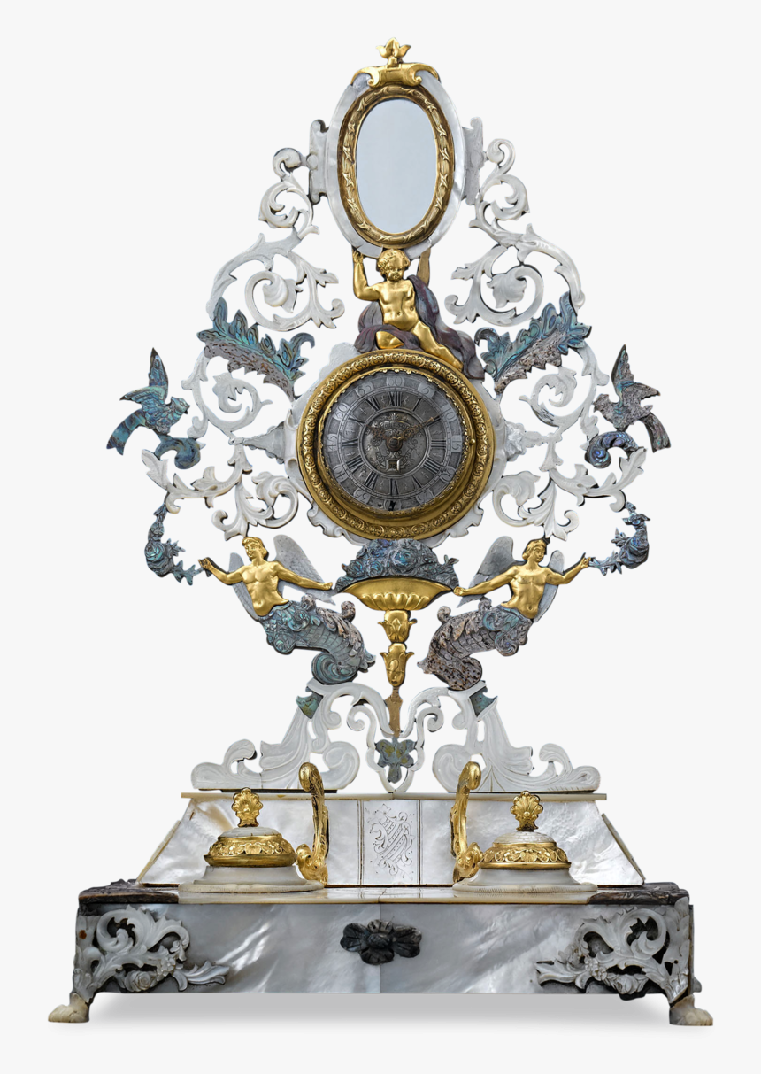Palais Royal Inkwell And Desk Clock - Trophy, HD Png Download