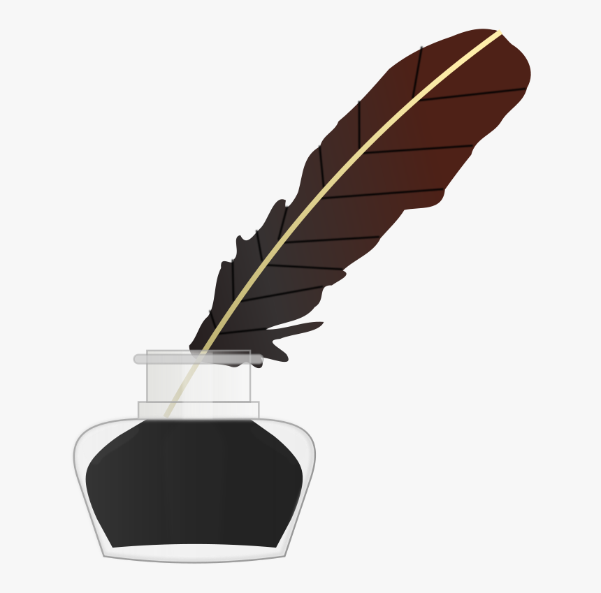 Quill Pen Clipart Free Download Clip Art On - Quill And Ink Clip Art Png, Transparent Png
