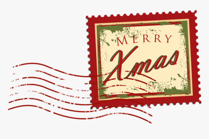 Transparent Stamps Clipart - Christmas Stamp Clipart, HD Png Download