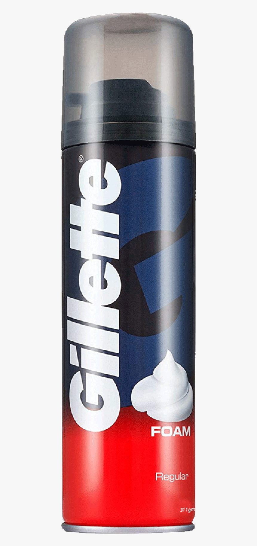 Gillette Classic Regular Men's Shaving Foam 200ml, HD Png Download