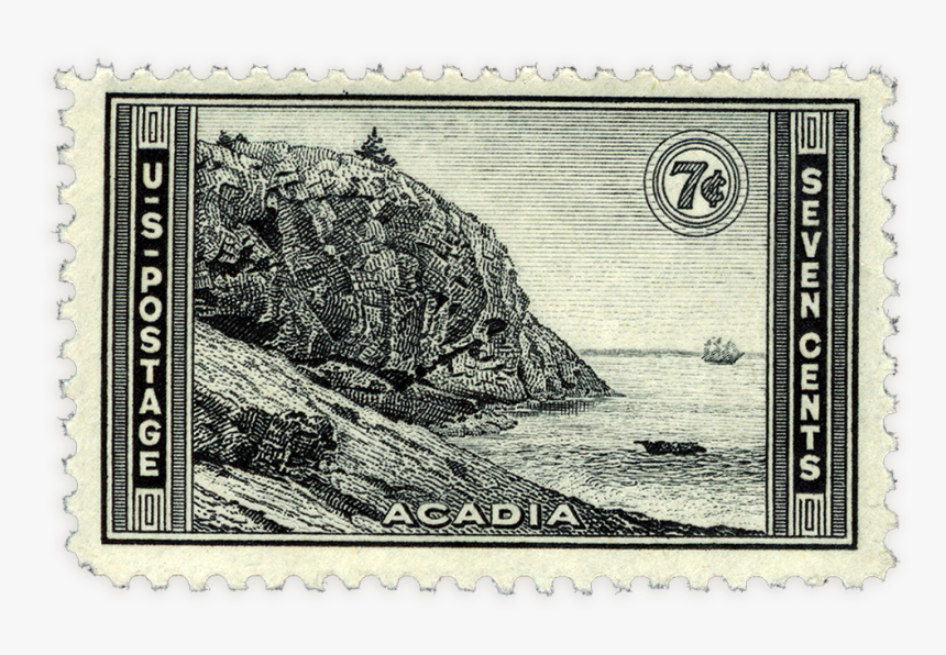 Acadia Stamp - National Parks Collector Stamps, HD Png Download