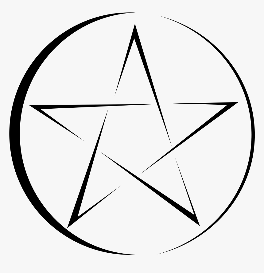 Clipart Stencil Big Image - Transparent Pentagram, HD Png Download