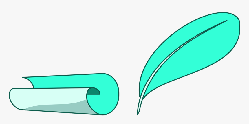 Paper And Feather - Clip Art Vintage Peacock, HD Png Download