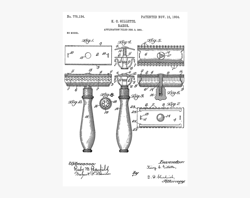 Razor Patent, HD Png Download
