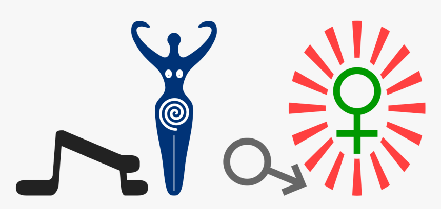 Symbols Goddess Worship - Goddess Worship Symbols, HD Png Download