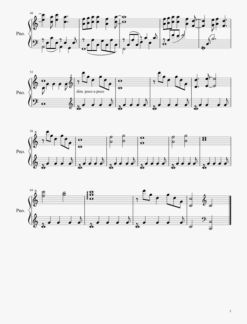 Forrest Gump Piano Noten, HD Png Download