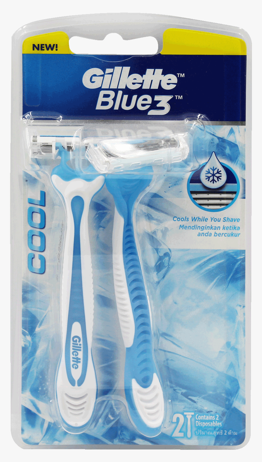 Gillette Blue 3 Disposable 2s, HD Png Download