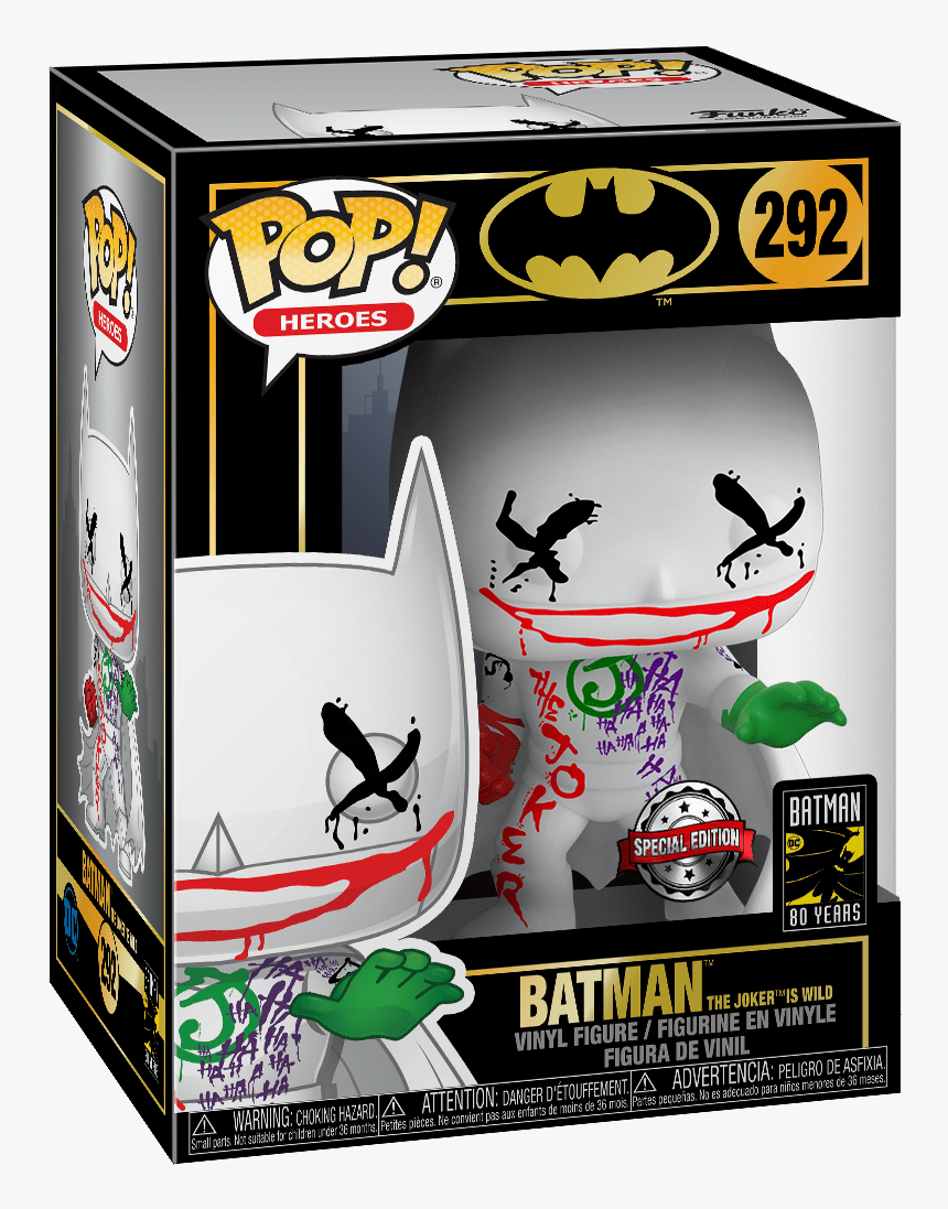 80th Anniversary Batman Pop, HD Png Download