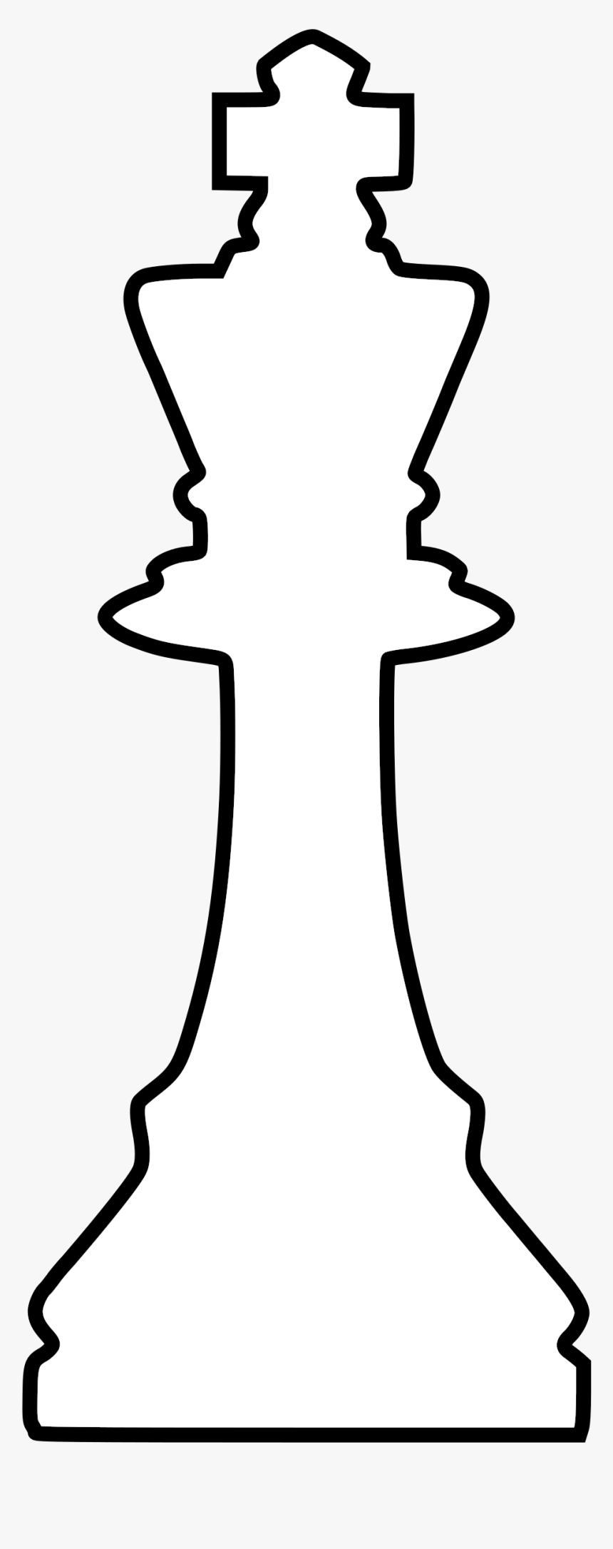 Chess Piece King Bishop Knight - Oscar Black And White, HD Png Download