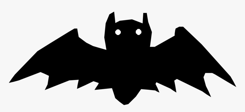 Bat,leaf,monochrome Photography - Bat Silhouette, HD Png Download