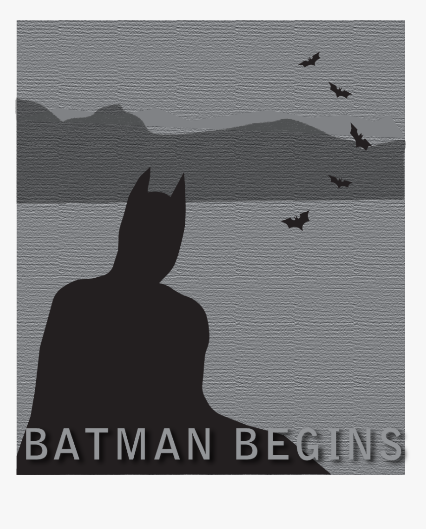 Batman Begins Minimalist Poster, HD Png Download
