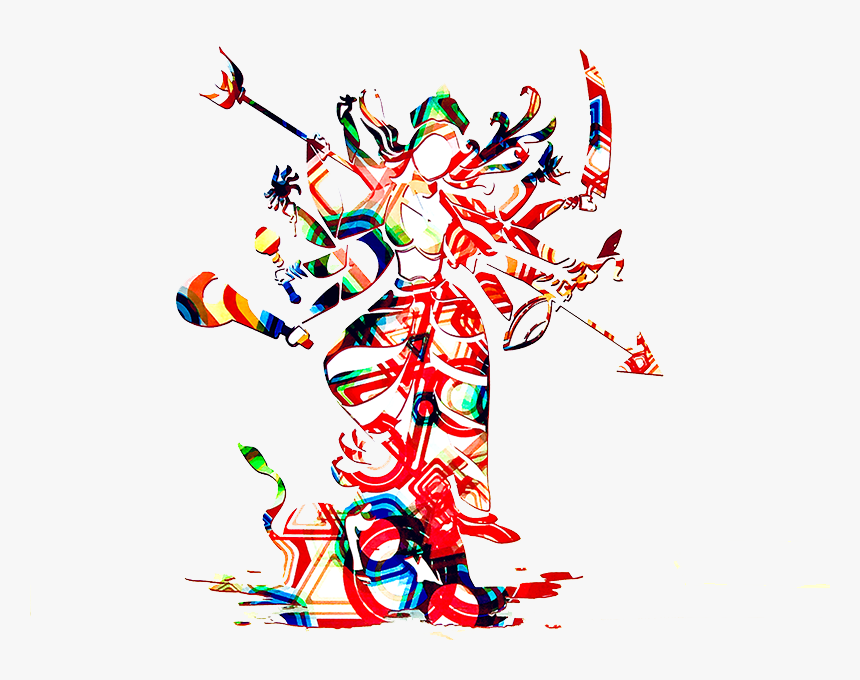 Goddess Durga Png Free Pic - Maa Durga Clipart Png, Transparent Png