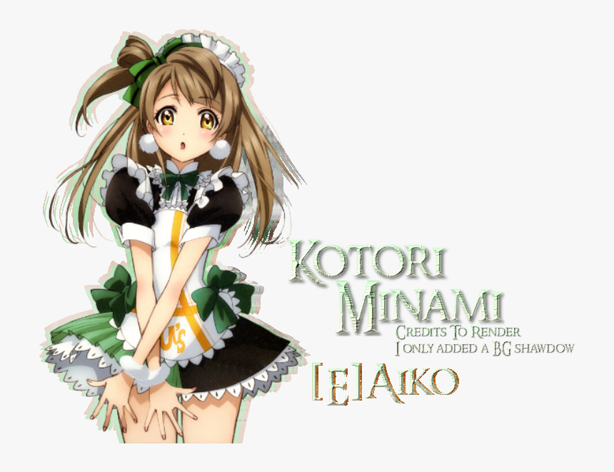 Minami Kotori <3 - Kotori Love Live Maid, HD Png Download