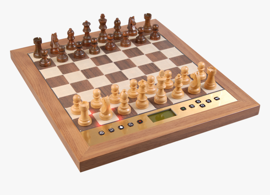 The King Performance Schachcomputer - Black And White Chess Boards, HD Png Download
