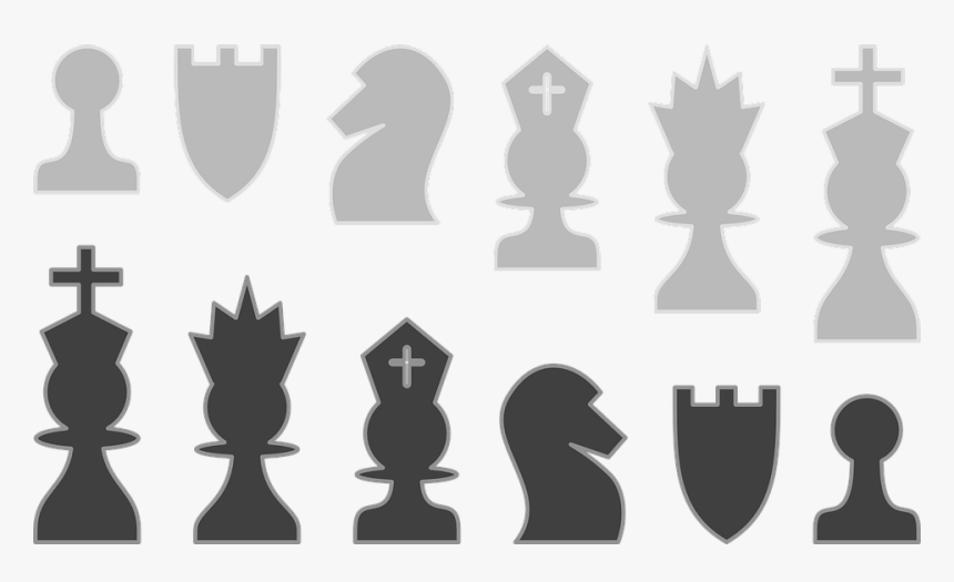 Chess, King, Queen, Pawn, Pieces, Game, Strategy Game - Chess Pieces Png Set, Transparent Png