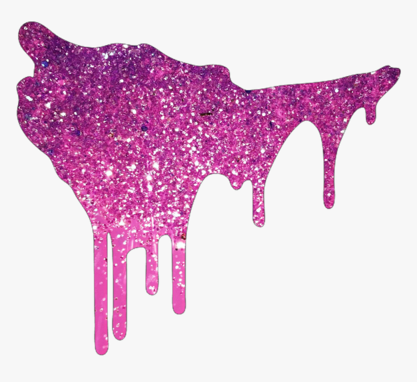 #ftestickers #glitter #drip #drippy #dripping #liquid - Glitter Drip Png, Transparent Png