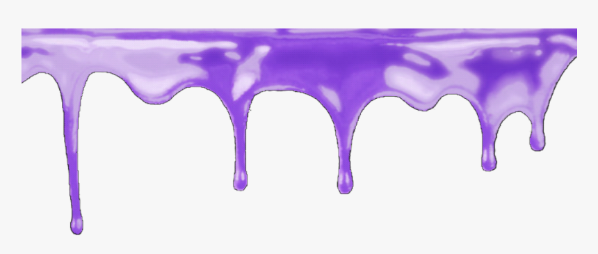 #purple #border #edging #frame #paint #dripping #drip - Blue Paint Drip Png, Transparent Png