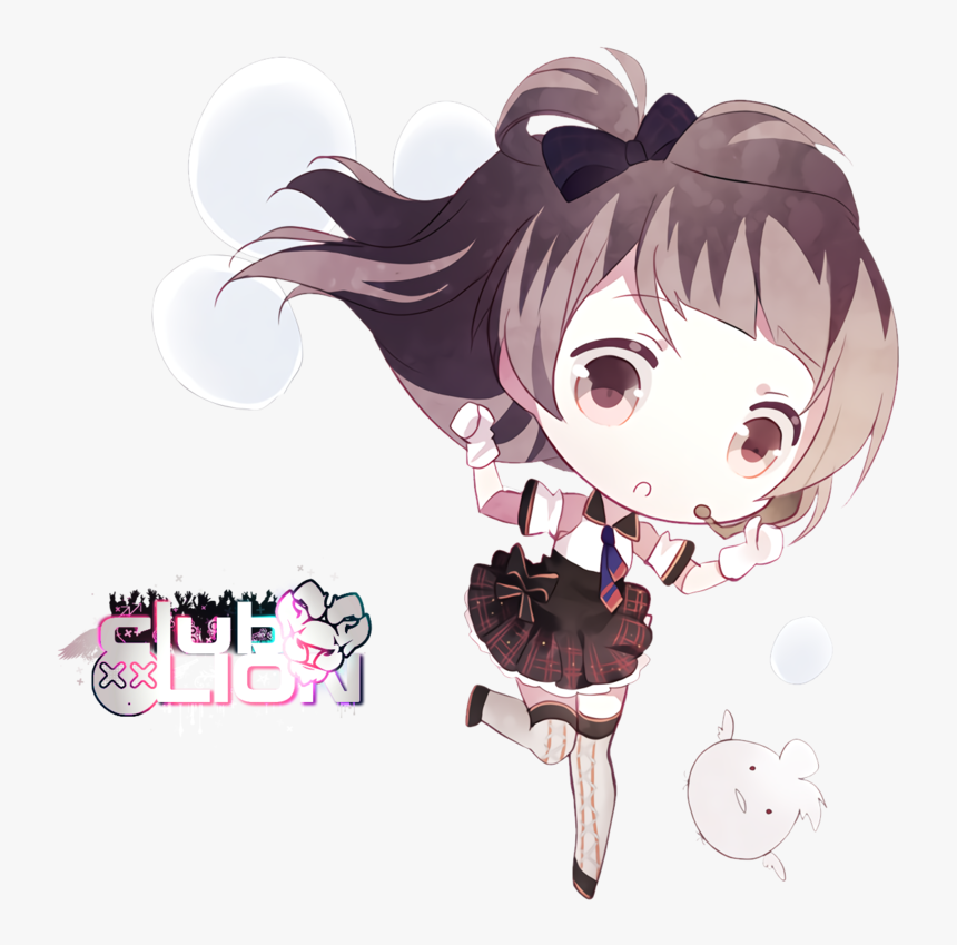 Chibi Kawaii Cute Anime Girl Kotori Minami Lovelive - Cartoon, HD Png Download