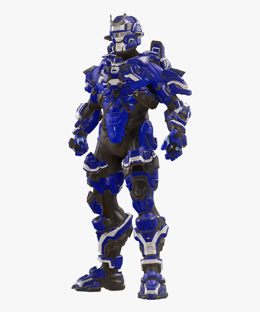 H5g-shinobi Front - Halo 5 Spartan Blue, HD Png Download