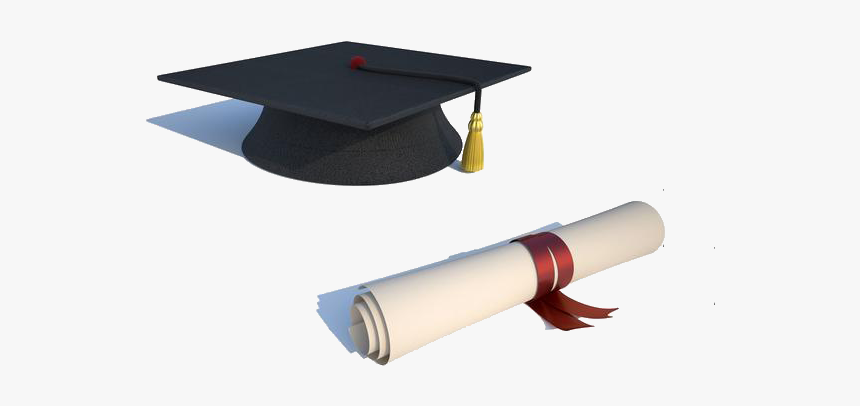 Diploma Academic Degree Graduation Ceremony Bachelors - Transparent Background  Graduation Cap Bachelor's Degree, HD Png Download , Transparent Png Image -  PNGitem