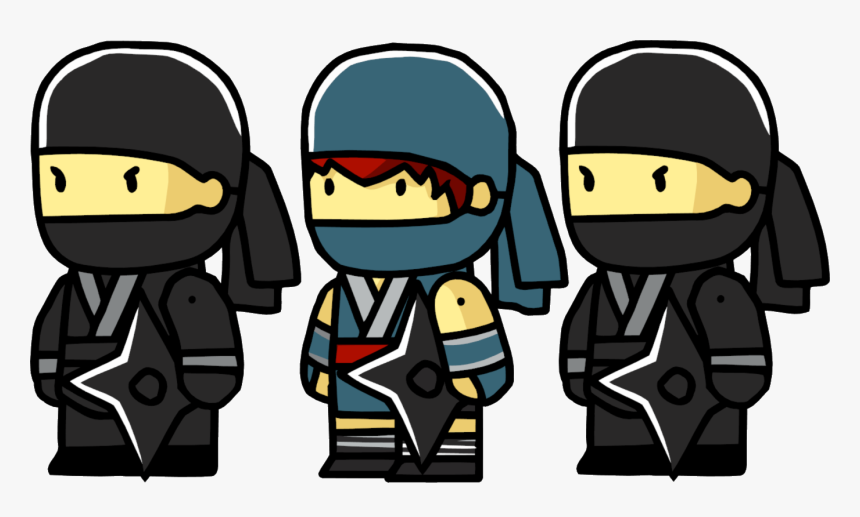 Ninja Png Image - Scribblenauts Character Png, Transparent Png