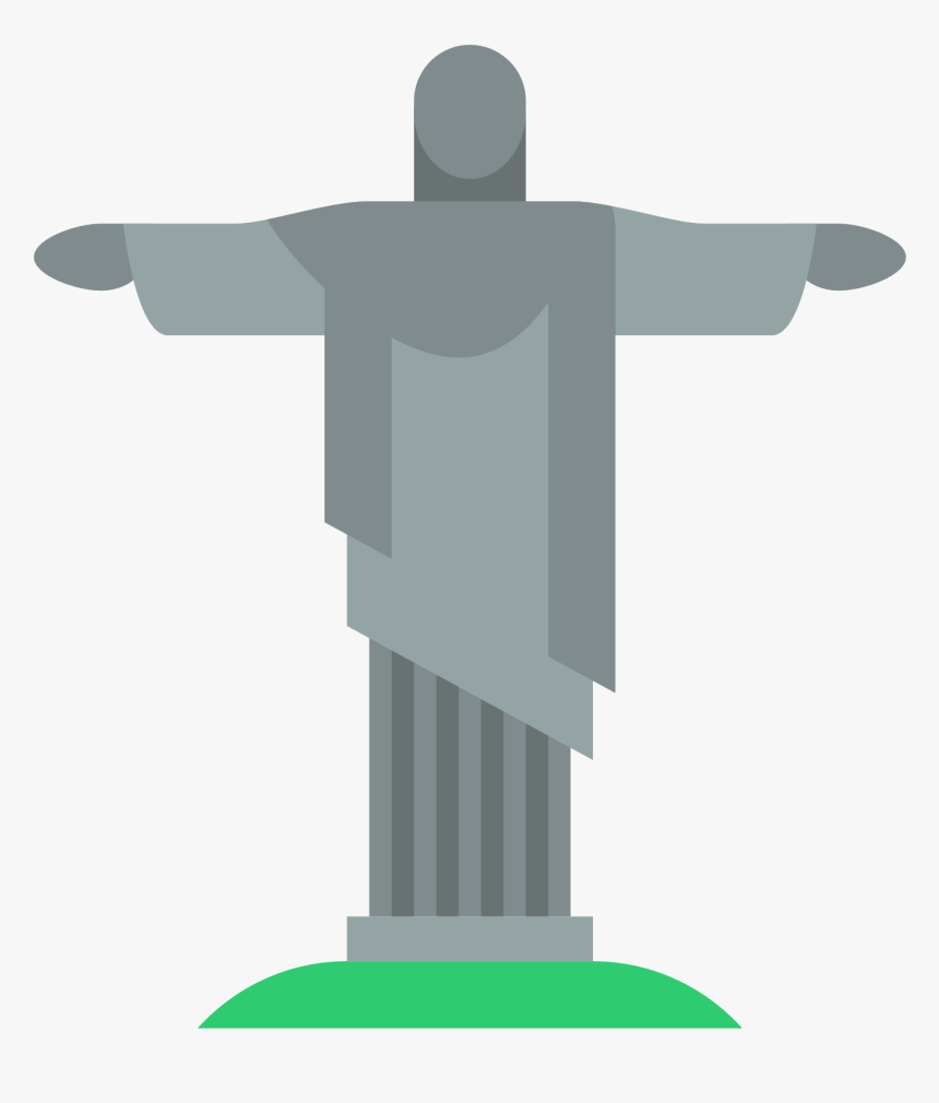 Christ The Redeemer Emoji, HD Png Download
