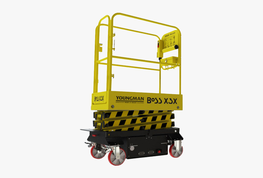 Youngman Push Around Scissor Lifts - Young Man Scissor Lifts, HD Png Download