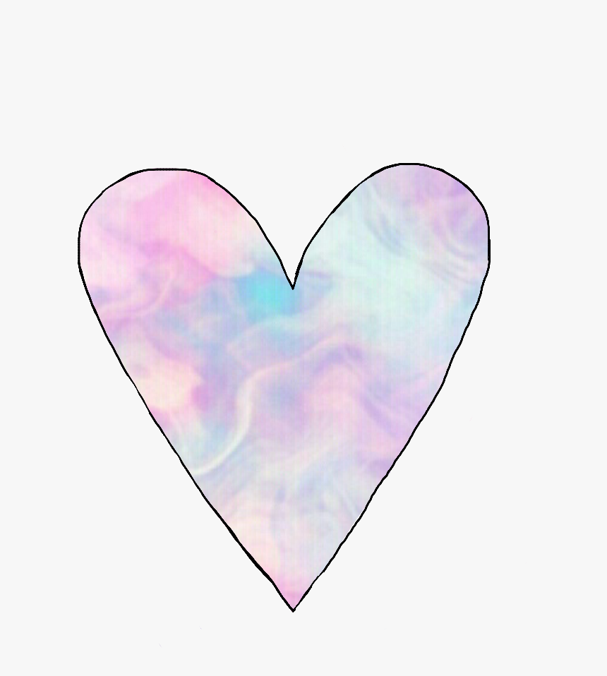 Heart Galaxy Tumblr Hipster Love - Heart, HD Png Download