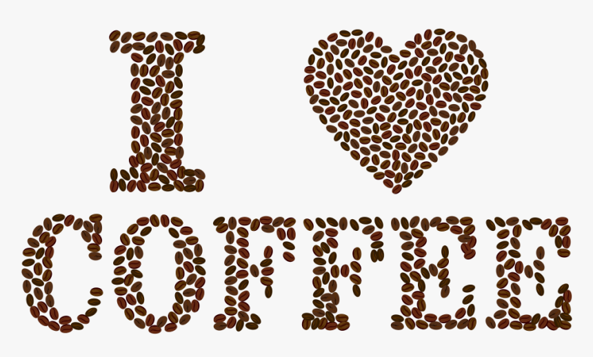 Love, Heart, Romance, Passion, Valentine, Coffee, Bean - Clip Art Heart Coffee, HD Png Download