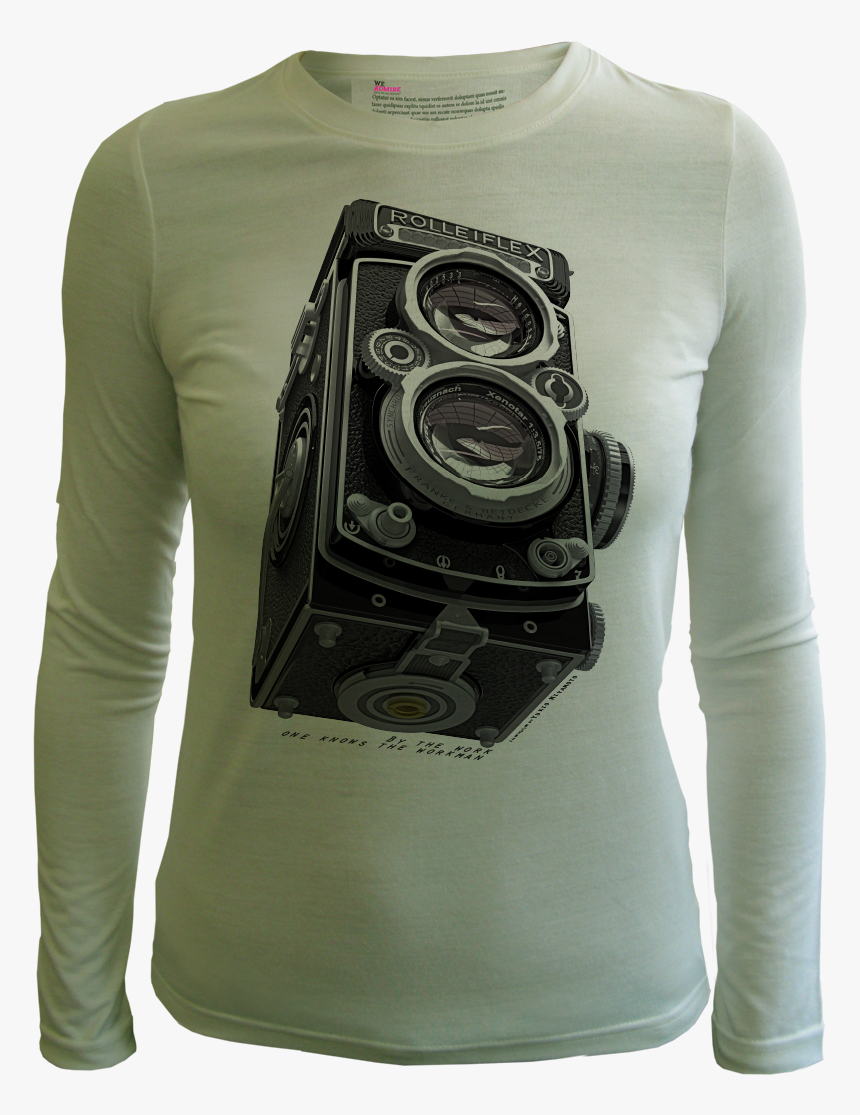 Rolleiflex Above Women Sage - Long-sleeved T-shirt, HD Png Download