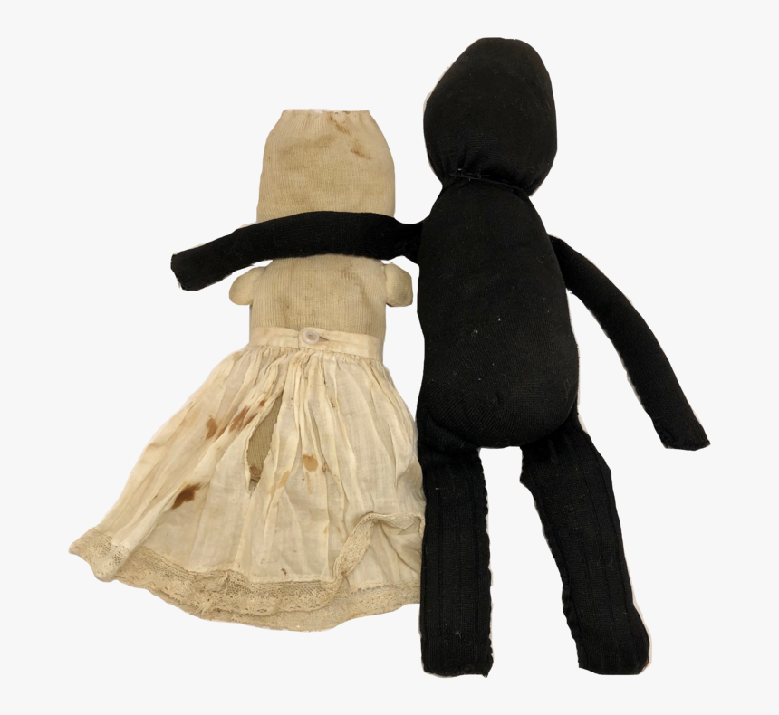 Pr 1900 Folk Art Antique Make Do Sock Dolls - Stuffed Toy, HD Png Download