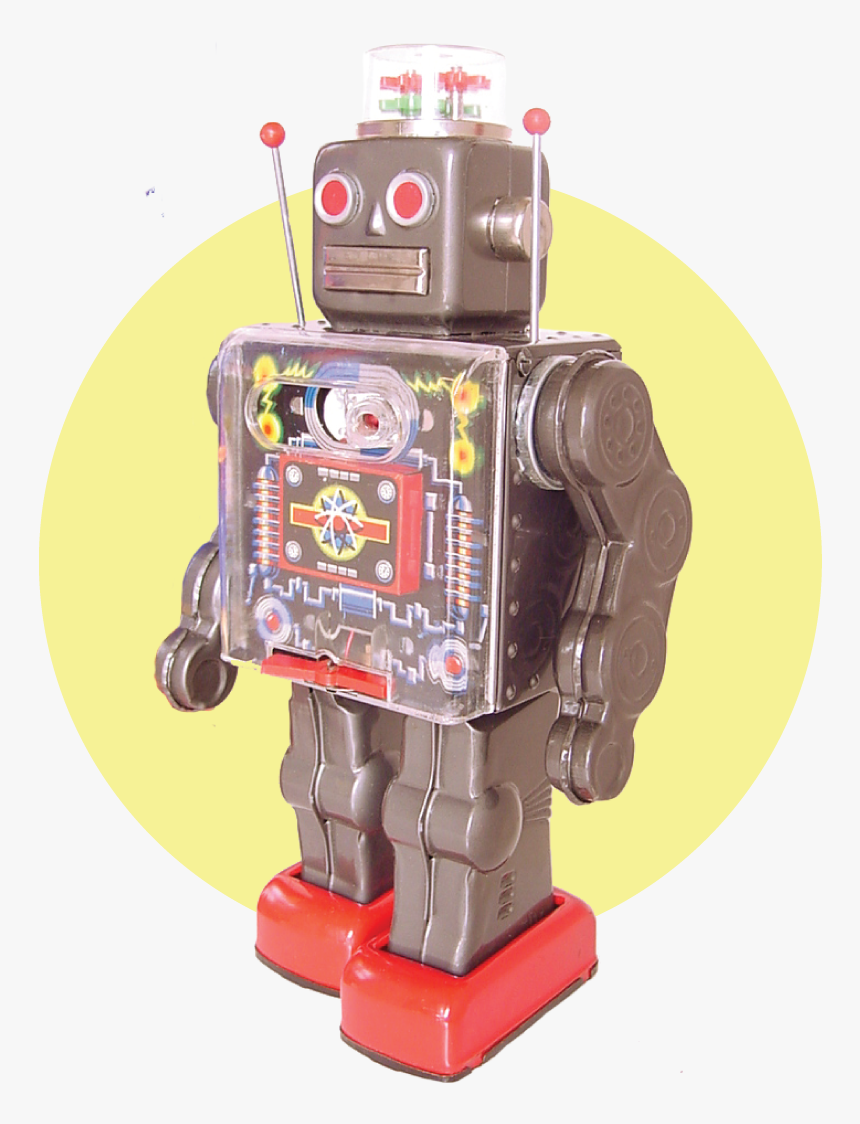 Transparent Vintage Doll Png - Robot, Png Download