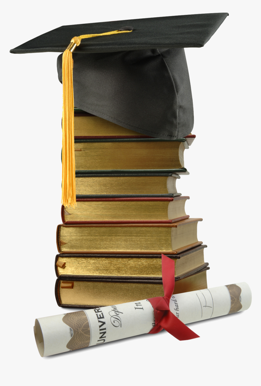 Curriculum Cap Books Diploma - Stairs, HD Png Download