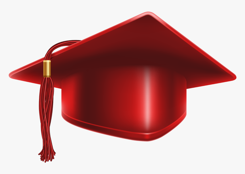 Red Graduation Cap Png, Transparent Png