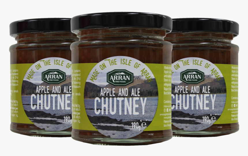 Apple & Ale Chutney - Arran Apple & Ale Chutney 190g, HD Png Download