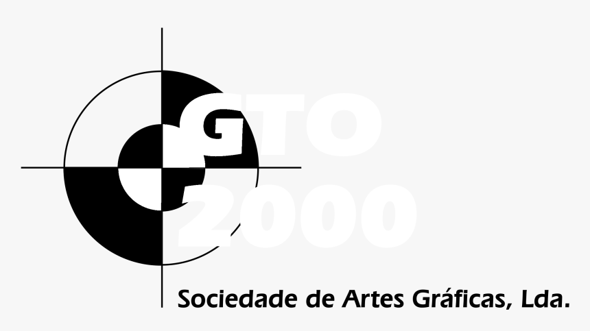 Gto 2000, Lda Logo Black And White - Graphic Design, HD Png Download