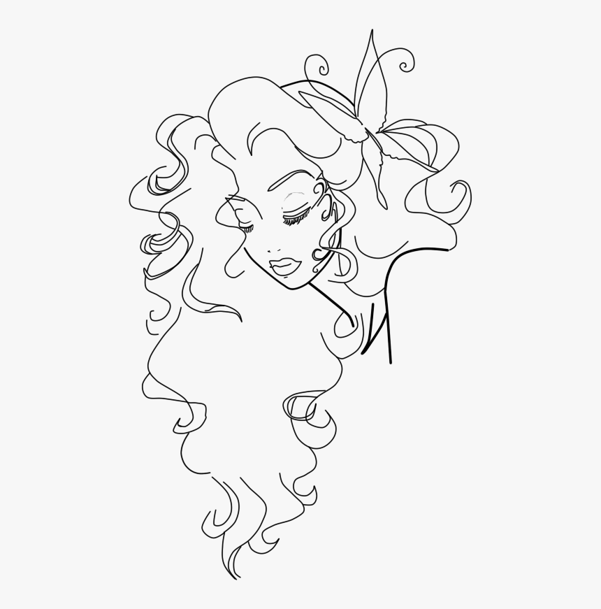 Line At Getdrawings Com - Mother Nature Line Art, HD Png Download