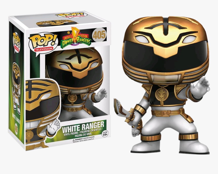 White Ranger Funko Pop, HD Png Download
