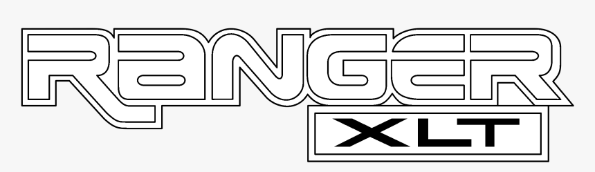 Ranger Xlt Logo Black And White - Ford Ranger, HD Png Download