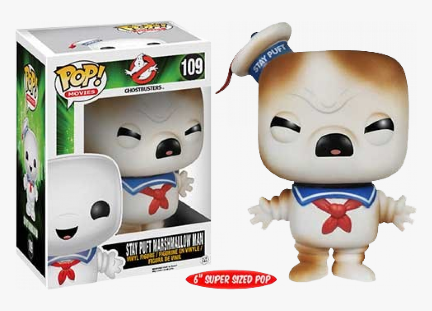 Stay Puft Toasted Pop Vinyl - Funko Pop Marshmallow Man, HD Png Download