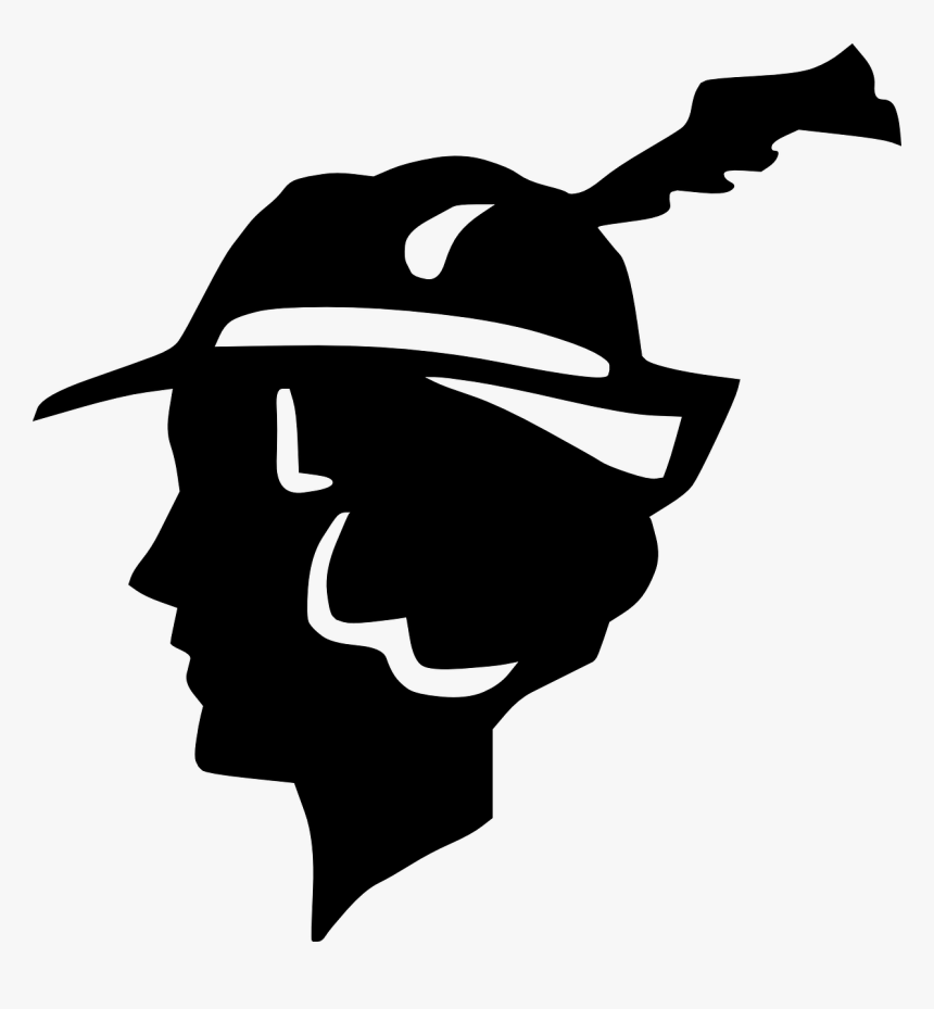 Lady Wearing A Hat Clipart, HD Png Download