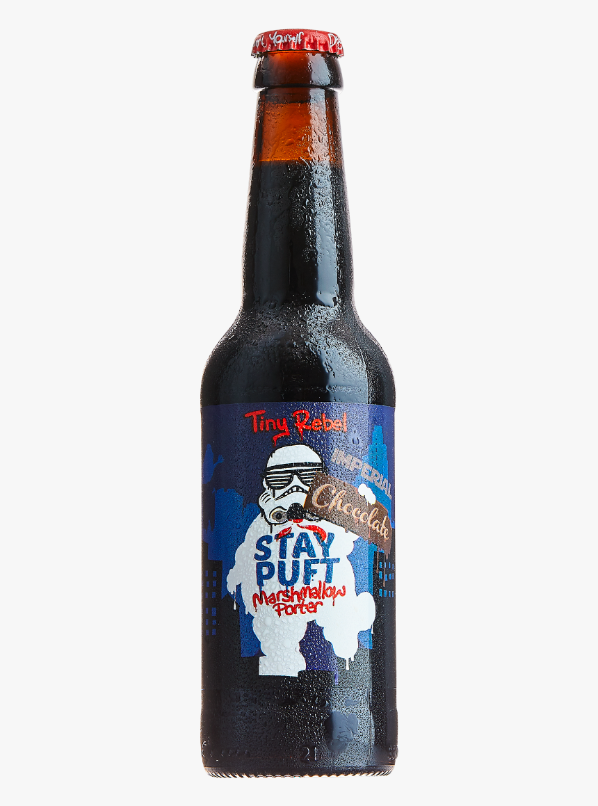 Tiny Rebel Imperial Chocolate Stay Puft , Png Download - Glass Bottle, Transparent Png