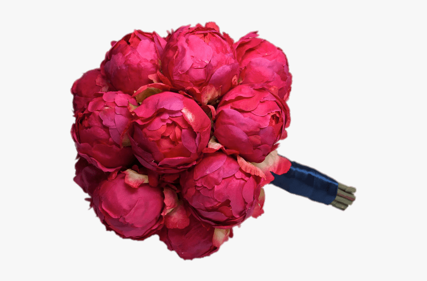 Bouquet Of Dark Pink Peonies - Peonies Bouquet Png, Transparent Png